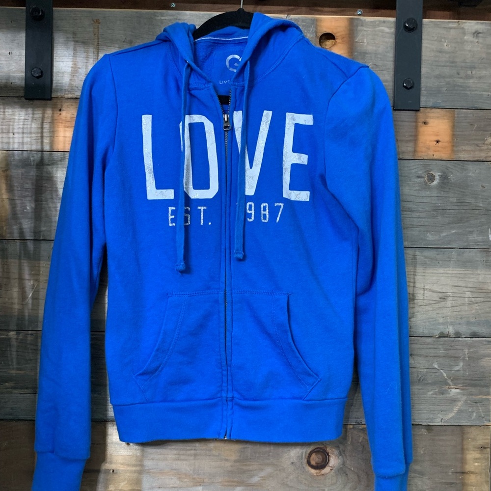 Zip up hoodie